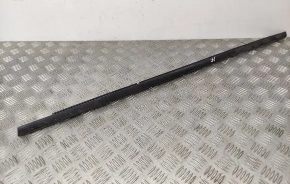 Front door glass trim molding