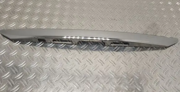 Trunk door license plate light bar