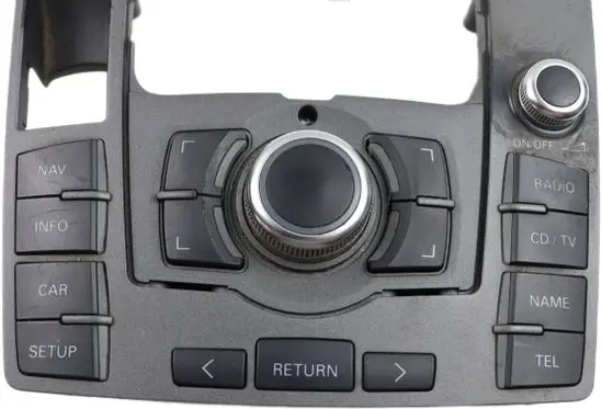 Audi A6 S6 C6 4F Central console control unit 4F1919610 4F0910609