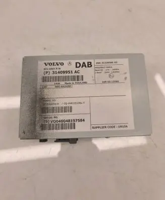 Volvo V40 Aerial antenna amplifier 31409951