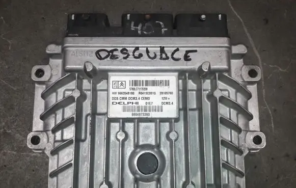 Peugeot 407 Engine control unit/module ECU 9664873380