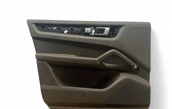 Porsche Cayenne (9Y0 9Y3) Front door card panel trim 9Y08639676 9Y0971120P 971035415F