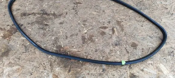 Front door rubber seal