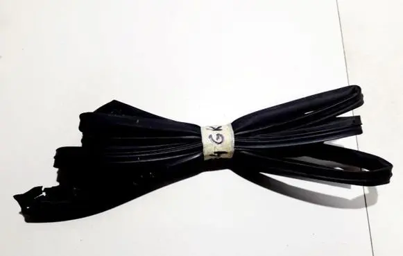 Rubber seal rear door