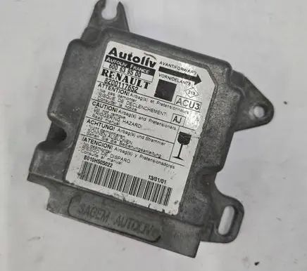 Renault Megane I Airbag control unit/module 8200117652 600639500 B010H505022