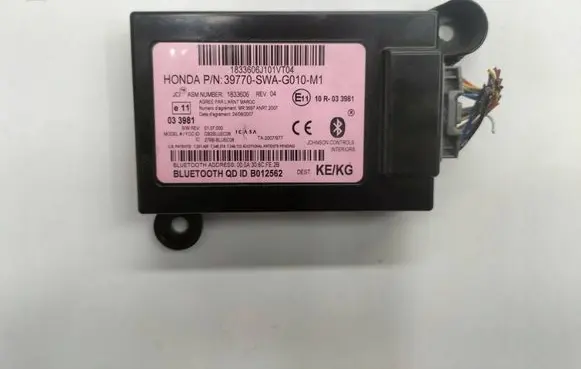 Honda CR-V Bluetooth control unit module 39770SWAG010M1