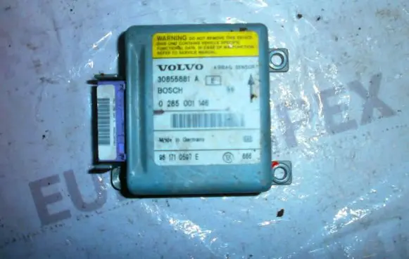 Volvo S40, V40 Airbag control unit/module 30855881A 0285001146