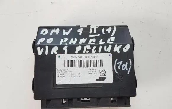 BMW 1 F20 F21 Air conditioning/heating control unit 9296780