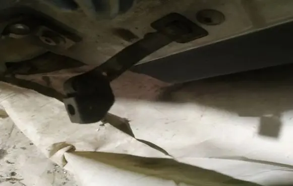 Rear door check strap stopper
