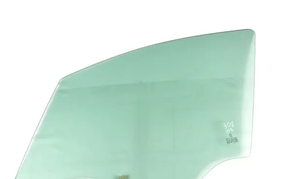 Peugeot 307 Front door window glass four-door as2m68dot24 43r00048