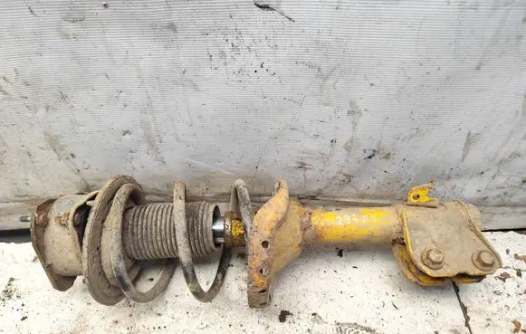Front shock absorber with coil spring