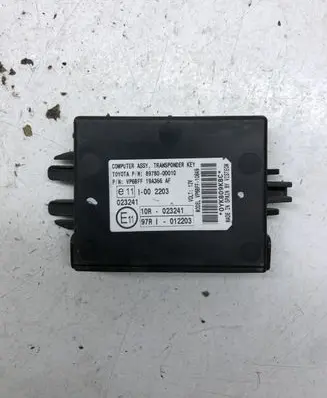 Toyota Yaris Immobilizer control unit/module 897800D010