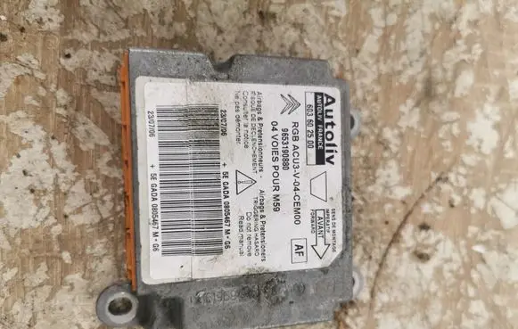 Citroen Berlingo Airbag control unit/module 9653190880