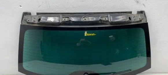 Volkswagen Touareg I Rear windscreen/windshield window 
