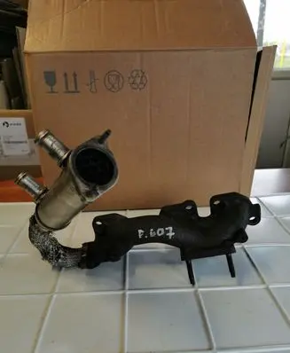 Peugeot 607 EGR valve cooler