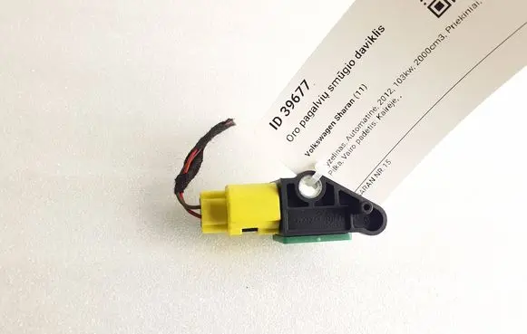 Volkswagen Sharan Airbag deployment crash/impact sensor 8K0973323S