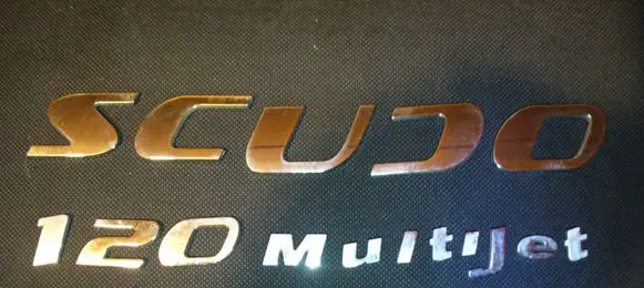 Fiat Scudo Manufacturers badge/model letters 