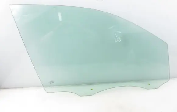 Volkswagen Touareg I Front door window glass four-door 