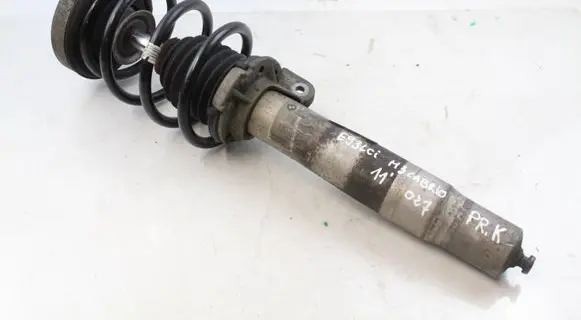 Front shock absorber with coil spring