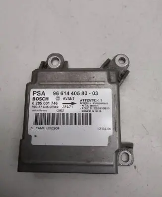 Peugeot 207 Airbag control unit/module 9661440580 0285001746