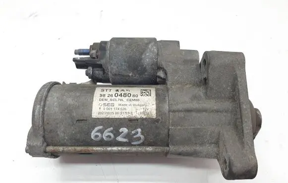 Opel Movano C Starter motor 9826048080