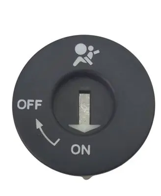 Passenger airbag on/off switch