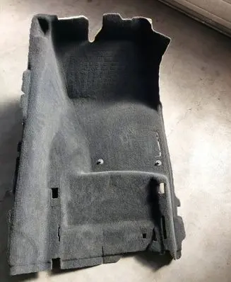 Porsche Cayenne (92A) Front floor carpet liner 7P5863103CA