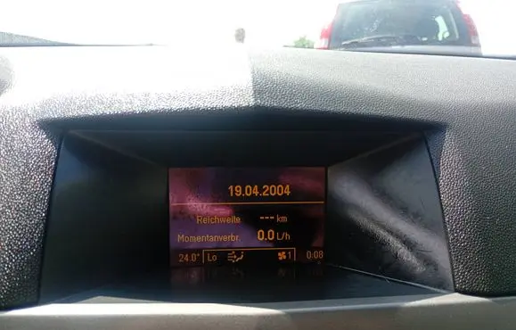 Opel Astra H Screen/display/small screen
