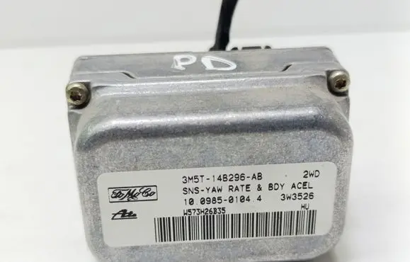 ESP acceleration yaw rate sensor