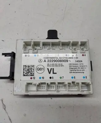 Mercedes-Benz S W222 Door control unit/module A2229008909 A2229024309 A2229015503