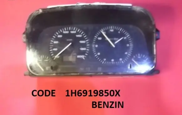Volkswagen Golf III Speedometer (instrument cluster) 1H6919850X