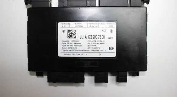 Mercedes-Benz E C207 W207 Seat control module A1729007600