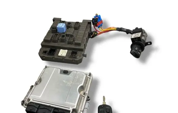 Peugeot 607 Engine ECU kit and lock set 0281010778 EDC15C2 9644241880