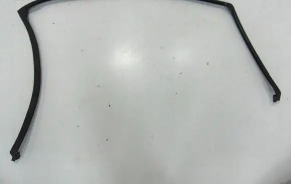 Rubber seal rear door