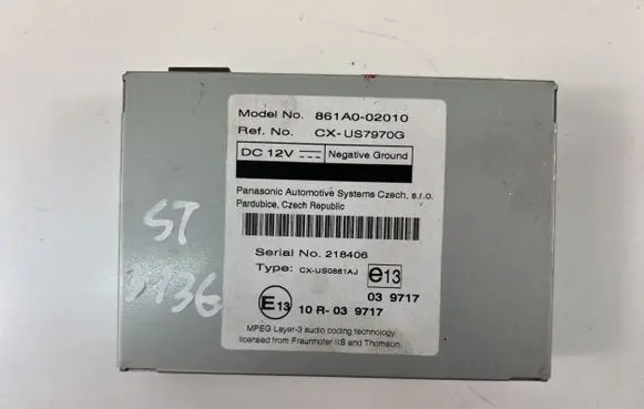 Toyota Auris 150 Other control units/modules 861A002010