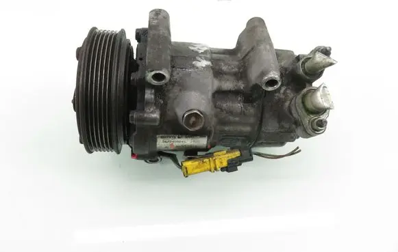 Peugeot 206 Air conditioning (A/C) compressor (pump) 9655191580
