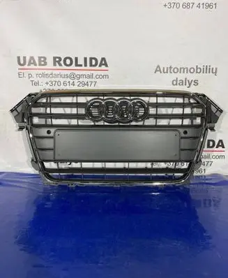 Audi A4 S4 B8 8K Front bumper upper radiator grill 8K0853651E 8K0853651F