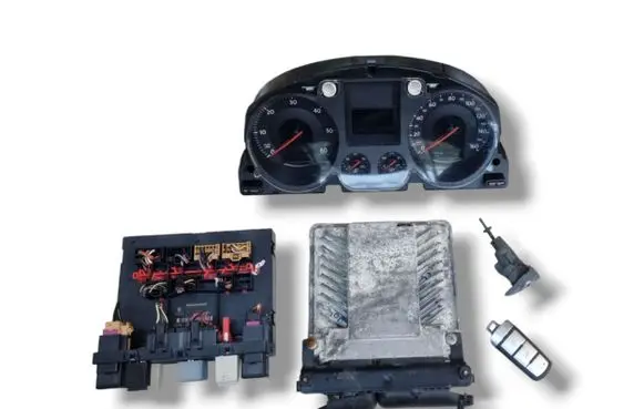 Volkswagen PASSAT B6 Engine ECU kit and lock set 5WP45610AC 03G906018CE