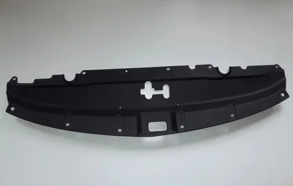 Engine bonnet/hood lock trim molding