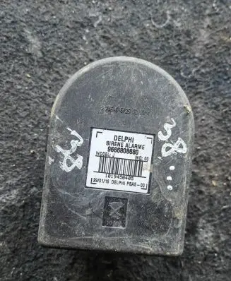 Peugeot 3008 I Alarm system siren 9687472580