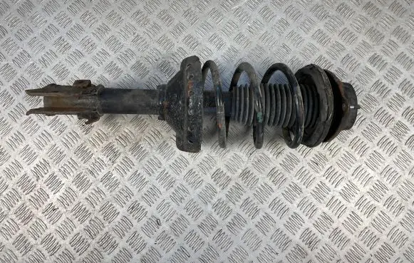 Front shock absorber with coil spring