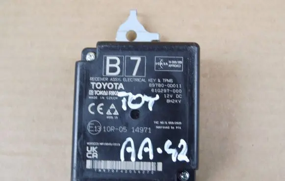 Toyota Yaris XP210 Other control units/modules 897B00D011