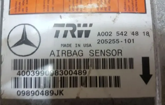 Mercedes-Benz ML W163 Airbag control unit/module A0025424818 400399193300489