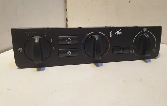 BMW 3 E46 Air conditioning/heating control unit 64116907898 6907898