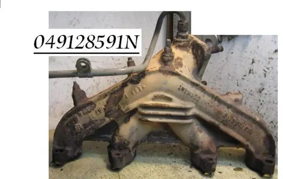 Audi 80 90 B3 Exhaust manifold 049128591N
