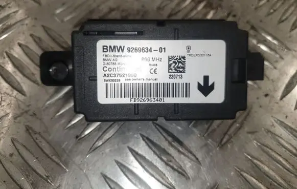 BMW 3 GT F34 Alarm control unit/module 9269634