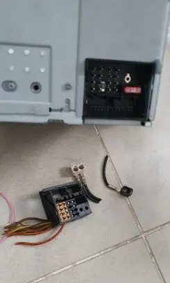 Volkswagen Tiguan Sound system wiring loom 3C8035195AX RCD510 3B7035444