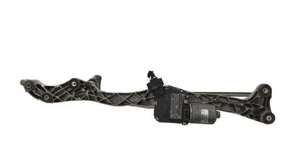 Front wiper linkage and motor