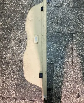 Volkswagen Touareg I Parcel shelf load cover 