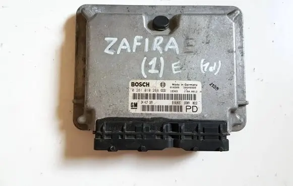 Opel Zafira A Engine control unit/module 24417169 0281010268